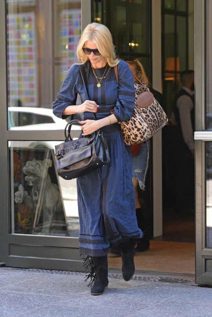 Claudia Schiffer Leaves the Crosby Hotel in New York City-2