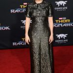 Elizabeth Henstridge at the Thor: Ragnarok Premiere in Los Angeles