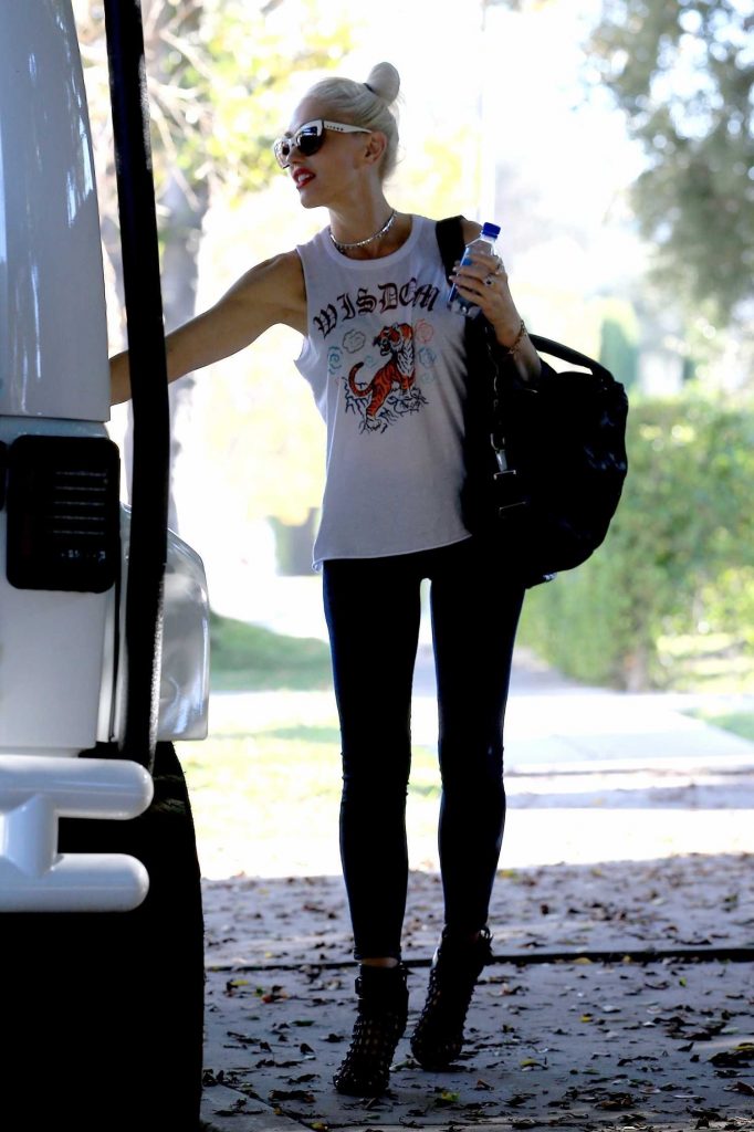 Gwen Stefani Leaves the Studio in West Hollywood-4