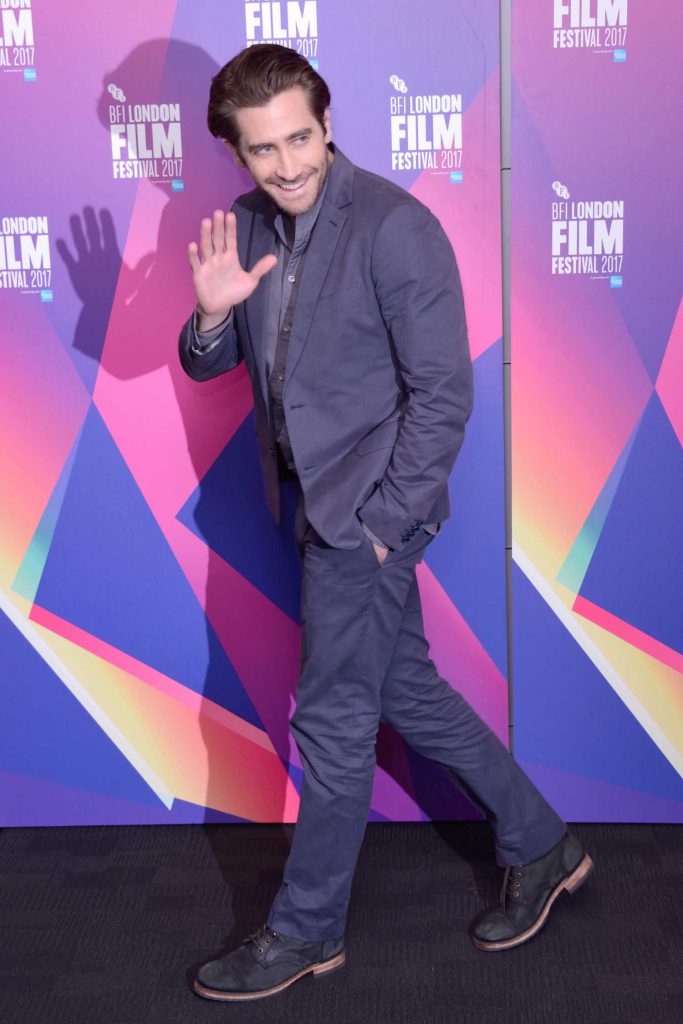 Jake Gyllenhaal at Stronger Photocall During 61st BFI London Film Festival-3