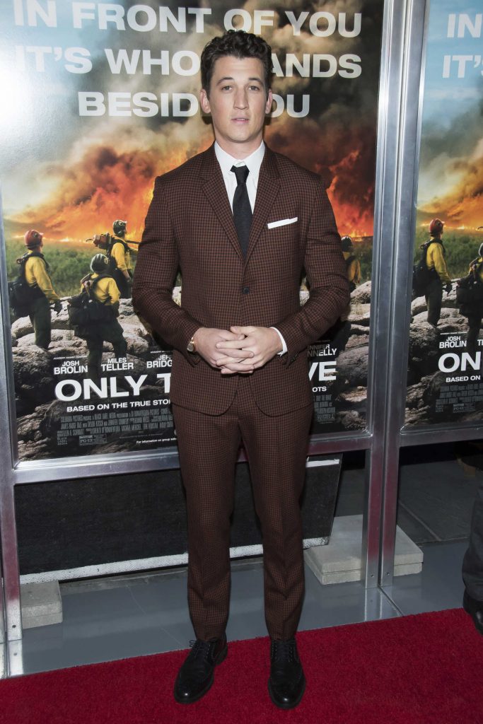 Miles Teller at Only The Brave Screening in New York City-2