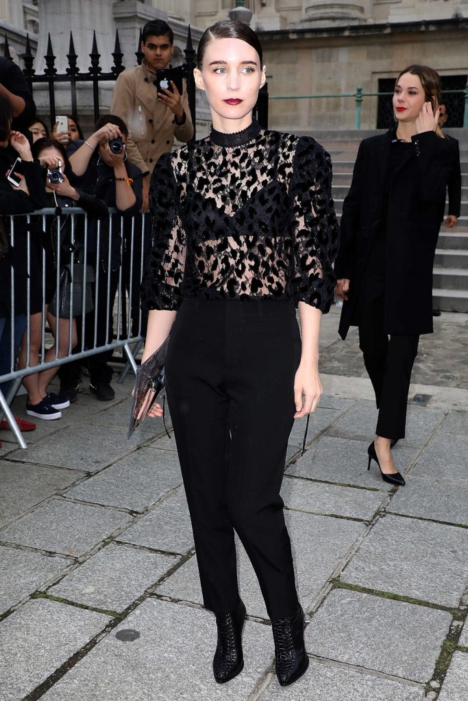 Rooney Mara at the Givenchy Show in Paris-2