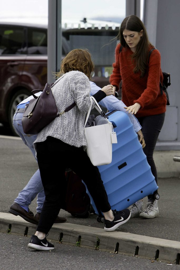Rose Leslie Arrives at Heathrow Airport in London-4