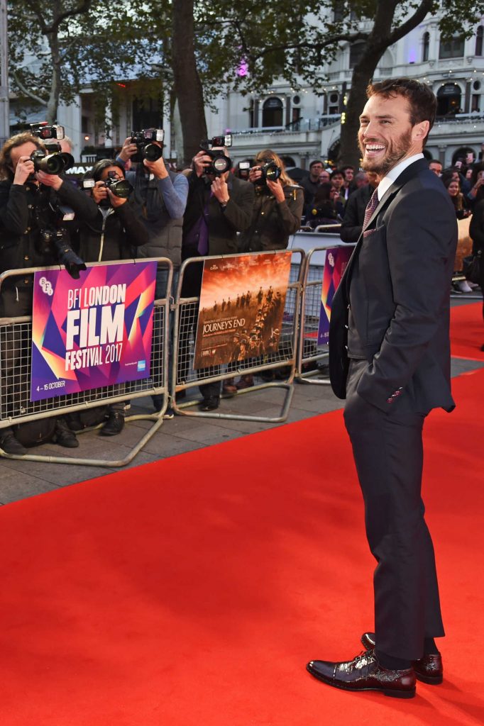 Sam Claflin at the Journey's End Premiere During the 61st BFI London Film Festival-3