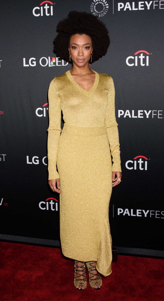 Sonequa Martin-Green at the Star Trek: Discovery Photocall During PaleyFest in New York City-1