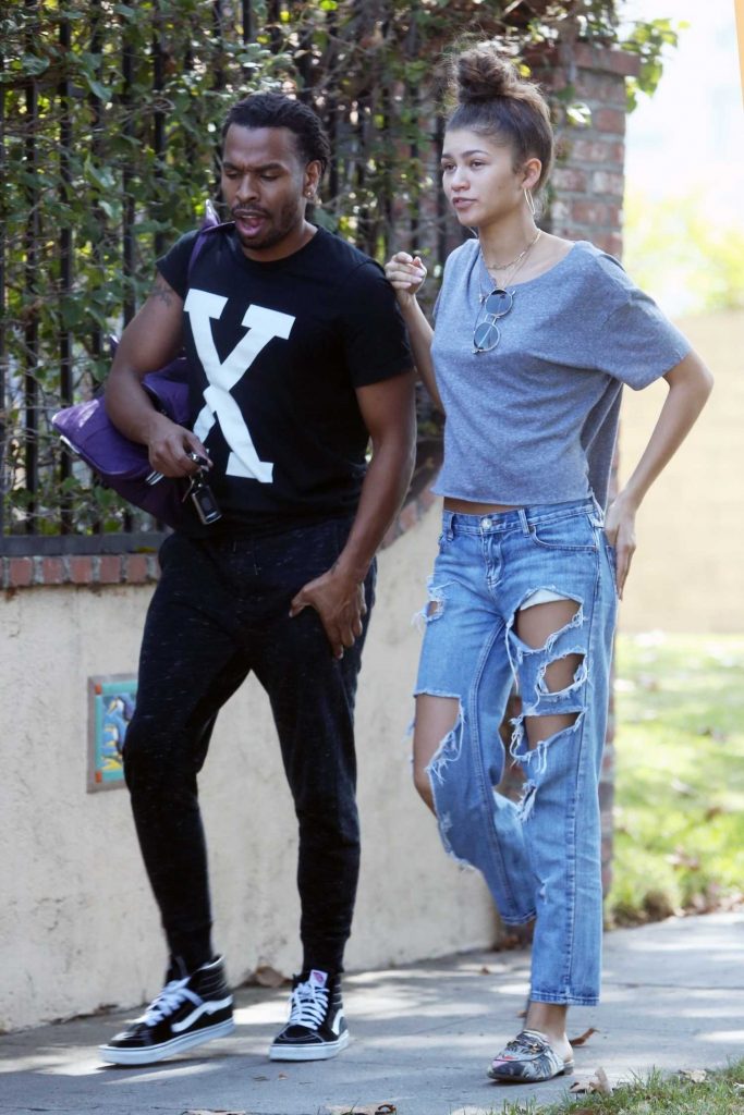 Zendaya Was Seen With Her Brother in Los Angeles-2
