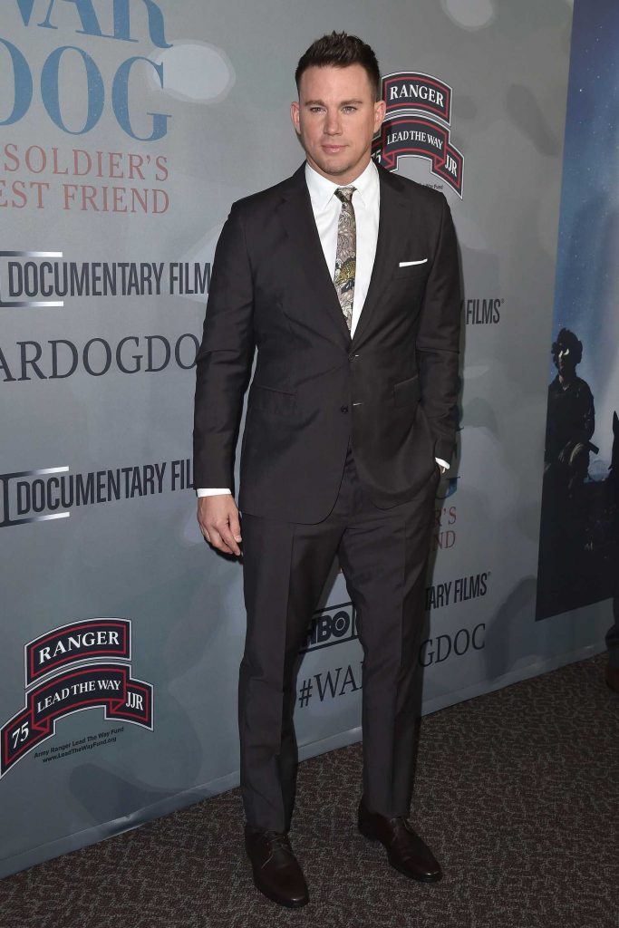 Channing Tatum at the War Dog: A Soldier's Best Friend Premiere in Los Angeles-1