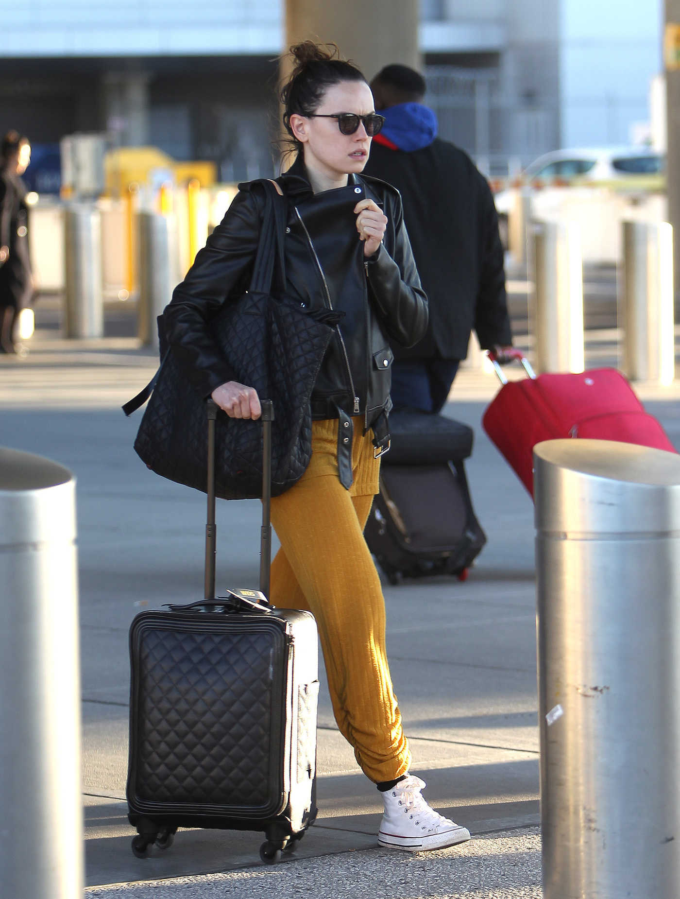 Daisy Ridley Was Seen at JFK International Airport in New York City