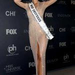 Demi-Leigh-Nel-Peters Attends the 2017 Miss Universe Pageant at Planet Hollywood Resort and Casino in Las Vegas