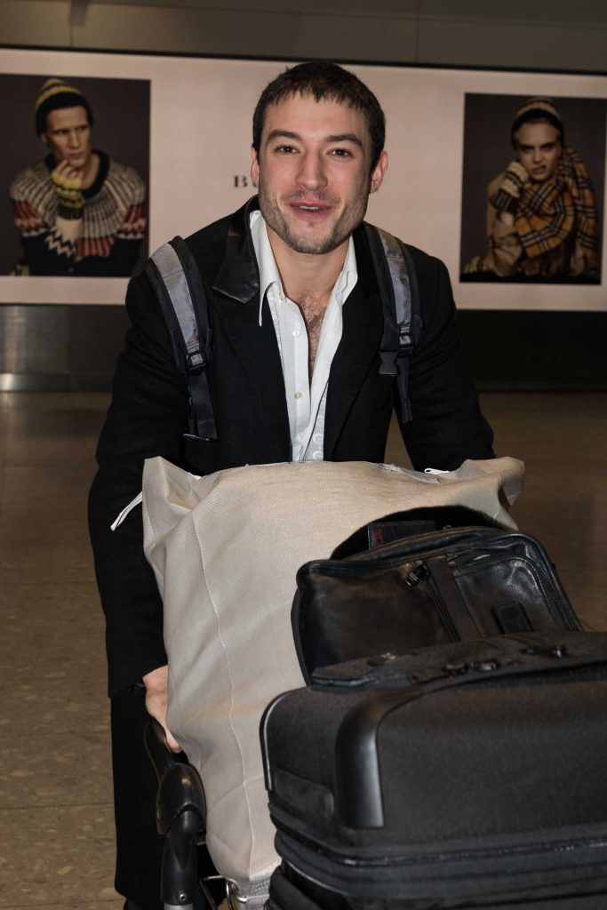 Ezra Miller Arrives at Heathrow Airport in London-3