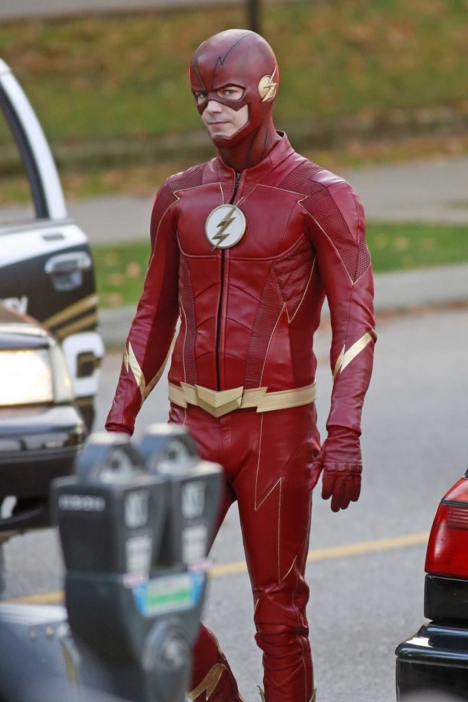 Grant Gustin on the Set of The Flash in Vancouver-4