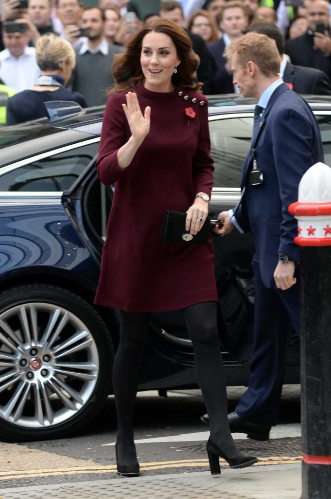 Kate Middleton Arrives at UBS Building in London-4