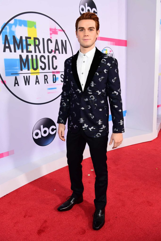 KJ Apa at 2017 American Music Awards at the Microsoft Theater in Los Angeles-1
