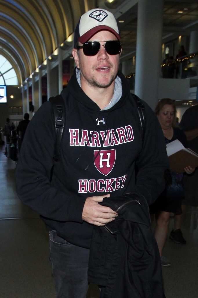 Matt Damon Was Seen at LAX Airport in LA-1