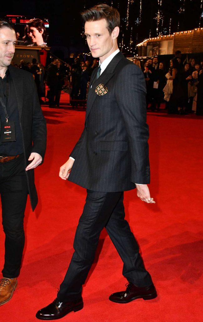 Matt Smith at The Crown 2 World Premiere at Odeon Leicester Square in London-2