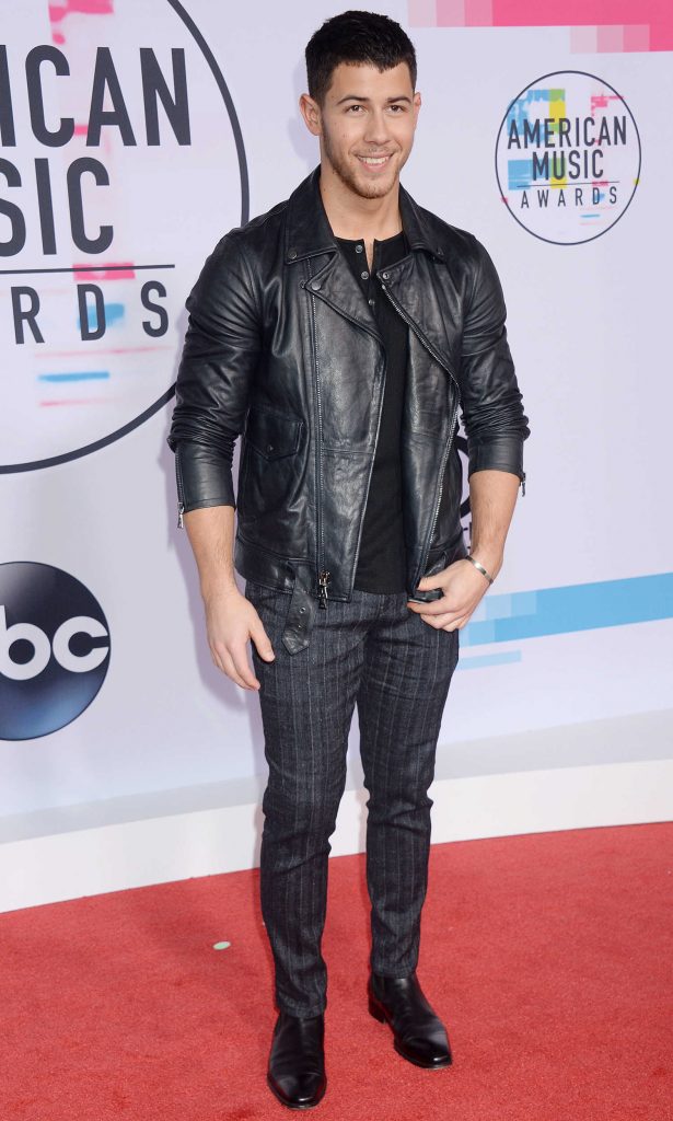 Nick Jonas at 2017 American Music Awards at the Microsoft Theater in Los Angeles-2