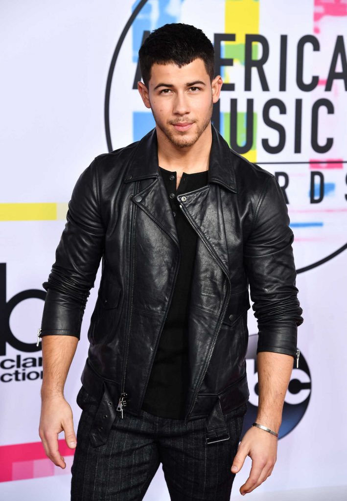 Nick Jonas at 2017 American Music Awards at the Microsoft Theater in Los Angeles-4
