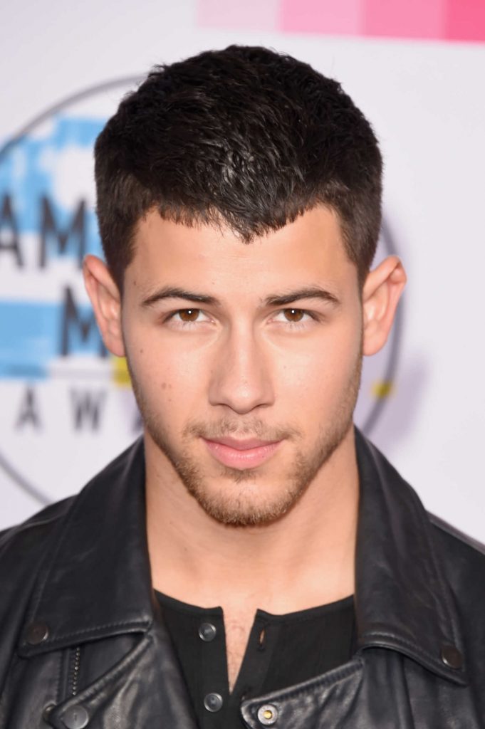 Nick Jonas at 2017 American Music Awards at the Microsoft Theater in Los Angeles-5