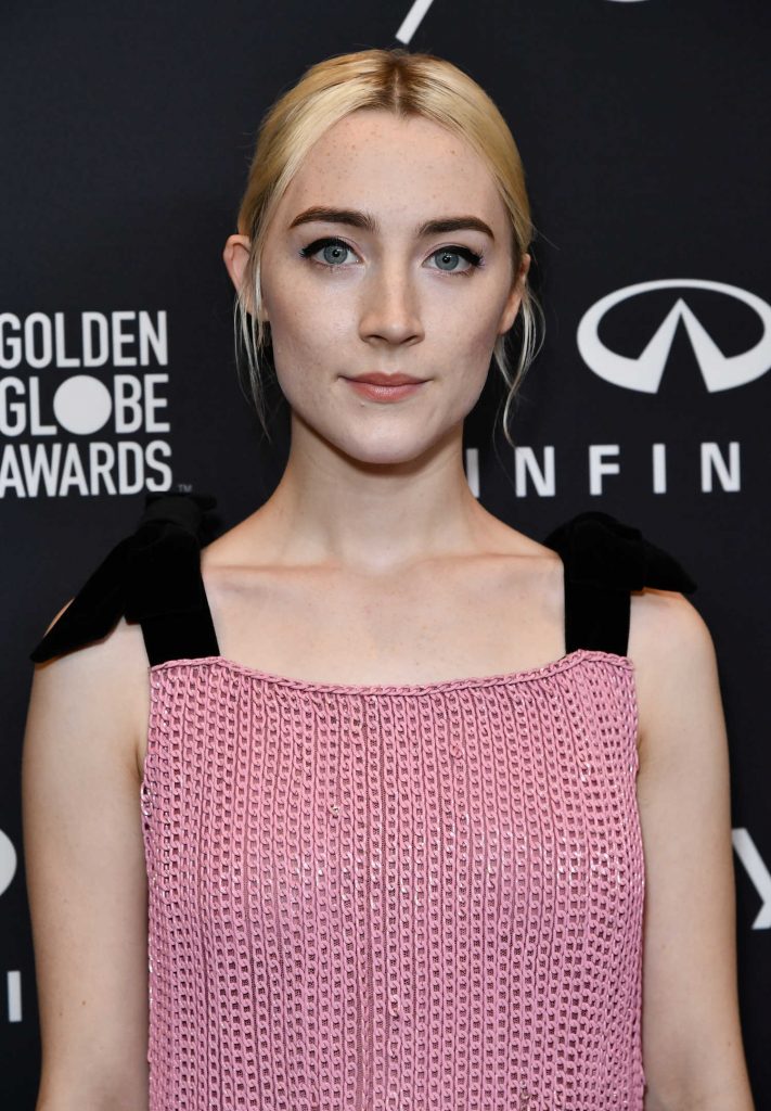 Saoirse Ronan at the HFPA and InStyle Celebrate the 75th Anniversary of The Golden Globe Awards at Catch LA-5