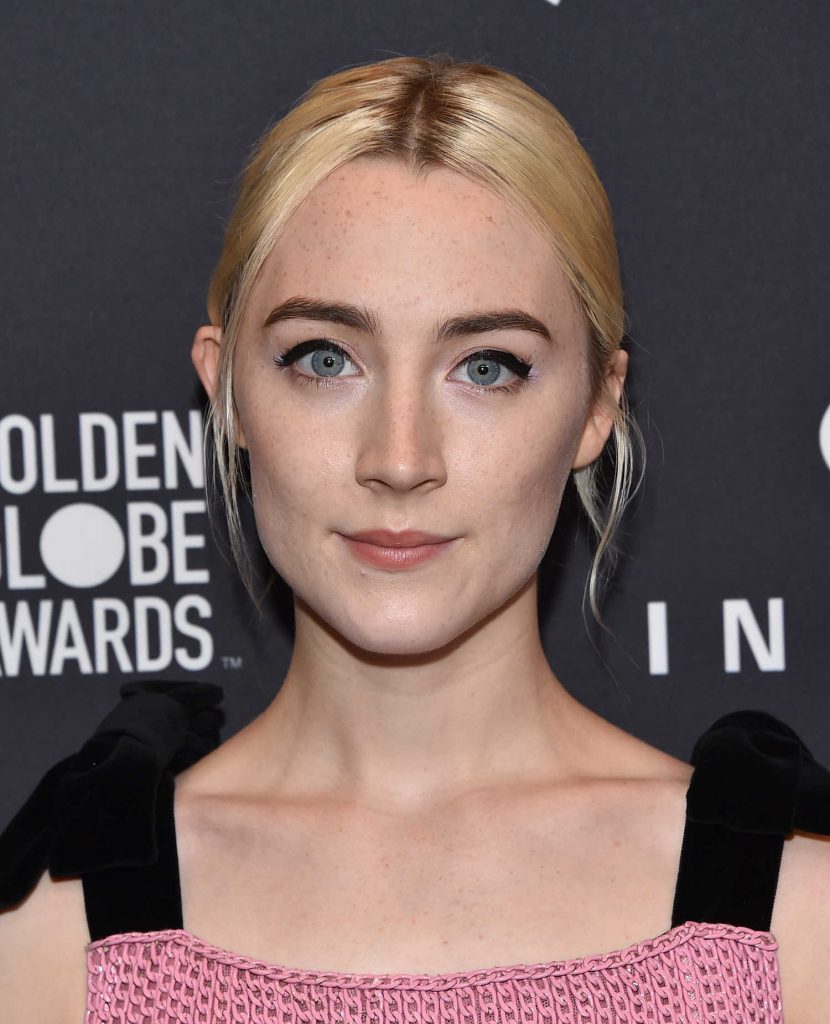 Saoirse Ronan at the HFPA and InStyle Celebrate the 75th Anniversary of The Golden Globe Awards at Catch LA-6