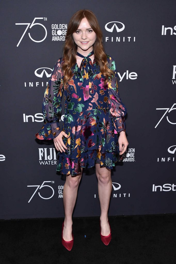 Tara Lynne Barr at the HFPA and InStyle Celebrate the 75th Anniversary of The Golden Globe Awards at Catch LA-2