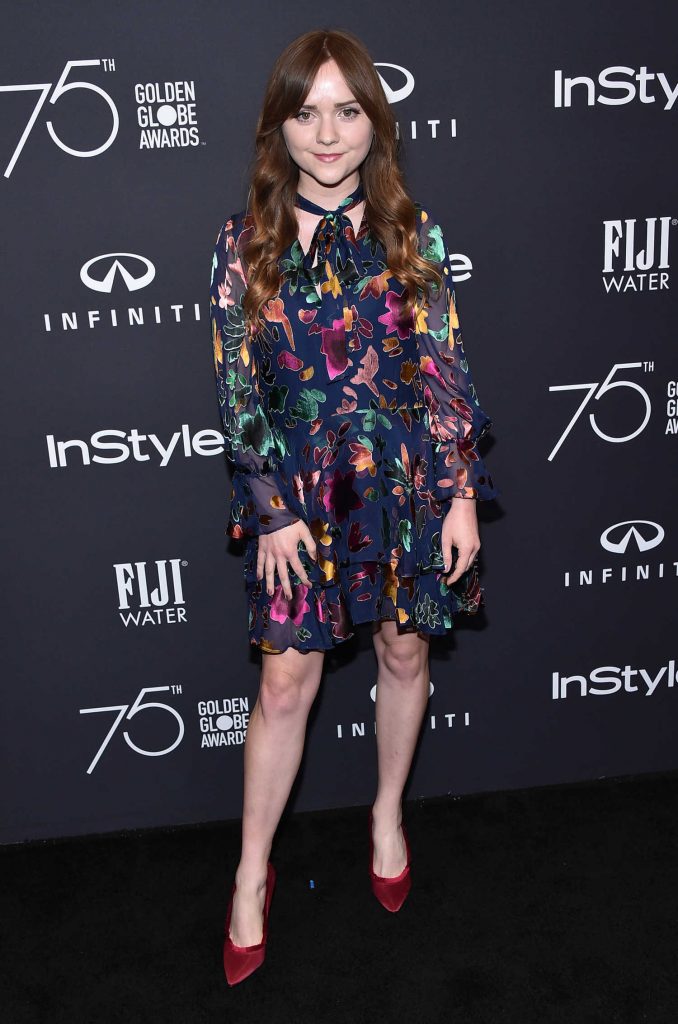 Tara Lynne Barr at the HFPA and InStyle Celebrate the 75th Anniversary of The Golden Globe Awards at Catch LA-3
