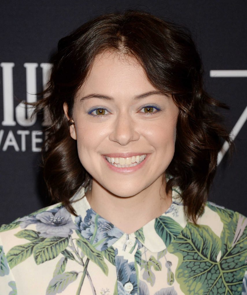 Tatiana Maslany at the HFPA and InStyle Celebrate the 75th Anniversary of The Golden Globe Awards at Catch LA-5