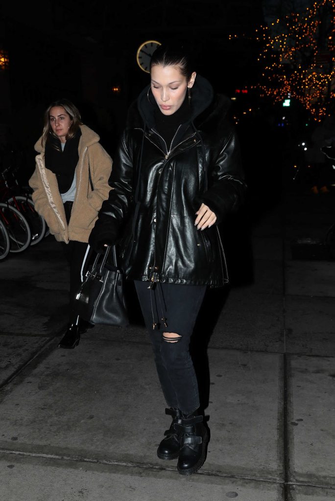 Bella Hadid Walks Home from Dinner at Gemma in NYC-5