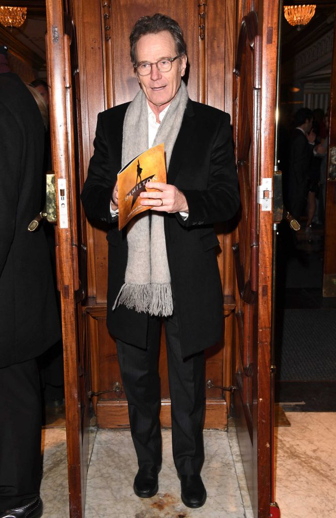 Bryan Cranston at the Hamilton Opening Night at Victoria Palace Theatre in London-1