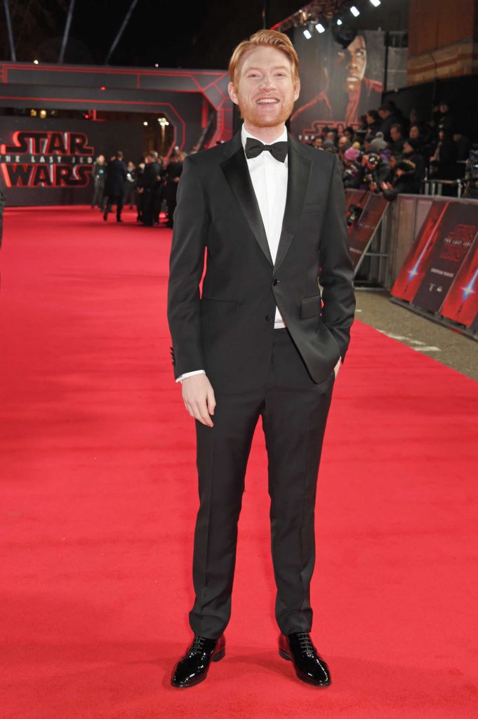 Domhnall Gleeson at the Star Wars: The Last Jedi Premiere in London-2