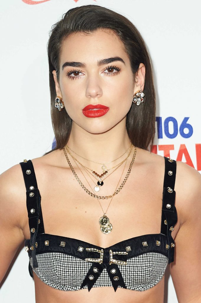 Dua Lipa Attends the Capital FM Jingle Bell Ball with Coca-Cola at the O2 Arena in London-5