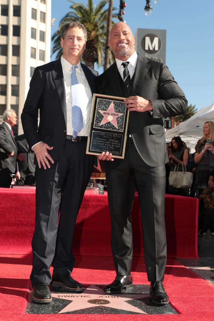 Dwayne Johnson Honored His Star on the Hollywood Walk of Fame in Hollywood-3