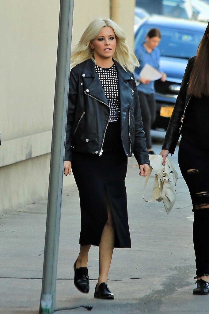 Elizabeth Banks Arrives at the Jimmy Kimmel Studio in Los Angeles-3