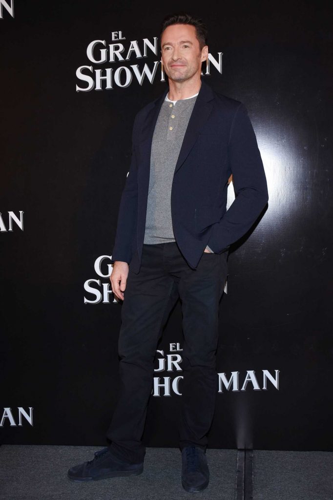 Hugh Jackman at The Greatest Showman Press Conference at the Four Seasons in Mexico City-1