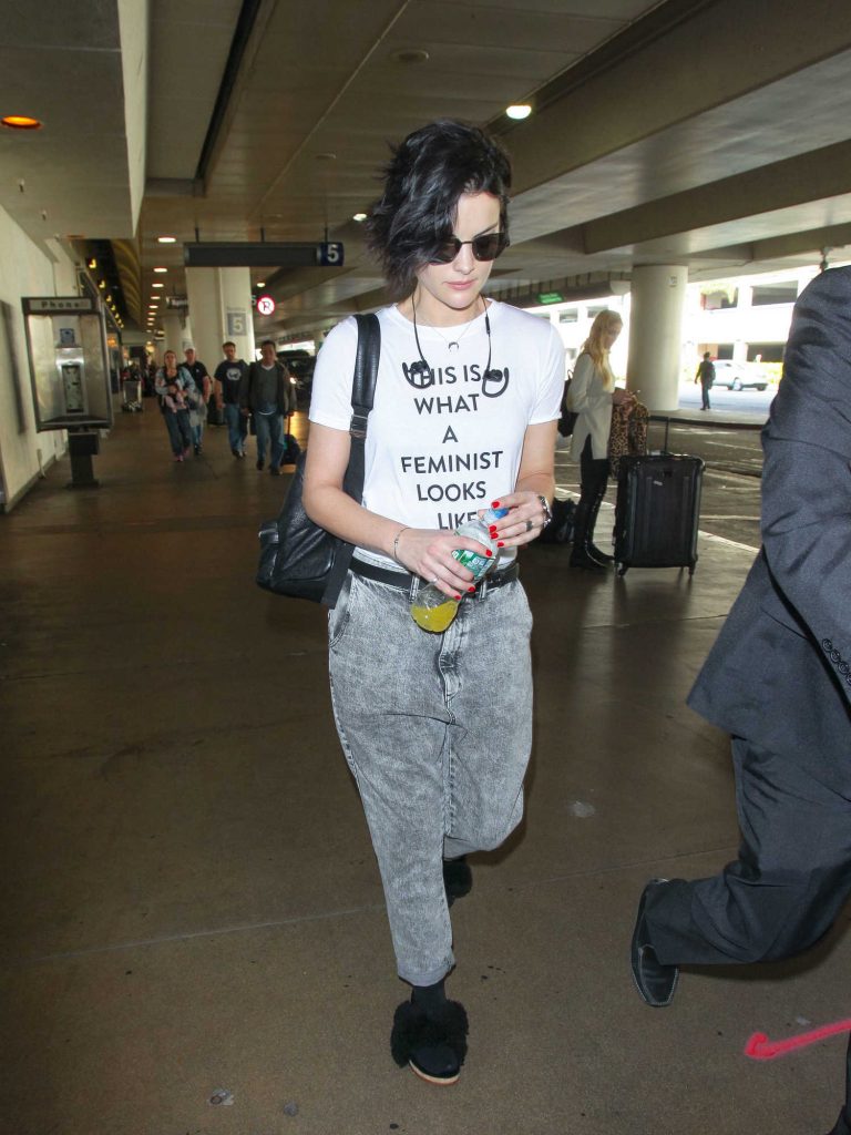 Jaimie Alexander Arrives at LAX Airport in Los Angeles-3