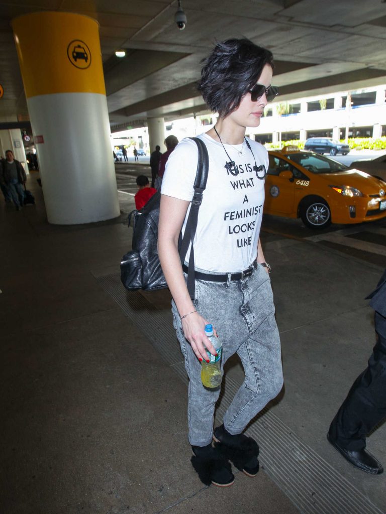 Jaimie Alexander Arrives at LAX Airport in Los Angeles-5