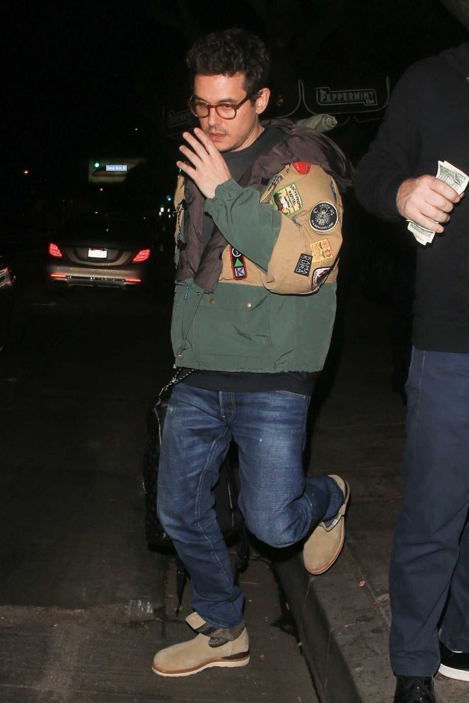 John Mayer Leaves The Peppermint Club in West Hollywood-1