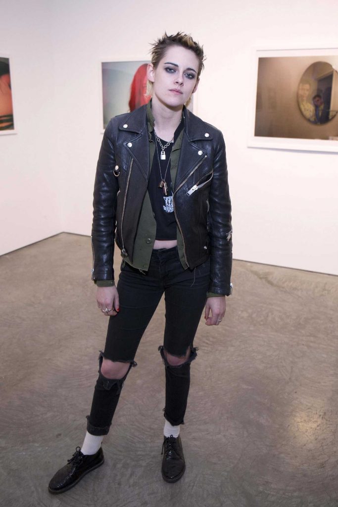 Kristen Stewart Attends the Anton Yelchin: Provocative Beauty Opening Night Exhibition in NYC-1