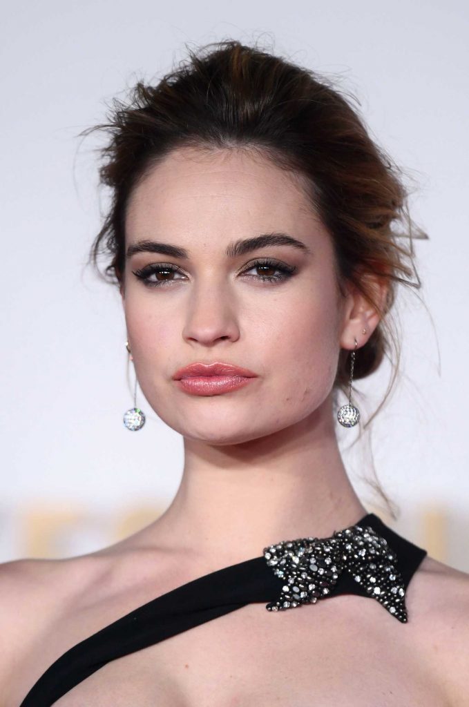 Lily James at the Darkest Hour Premiere in London-5