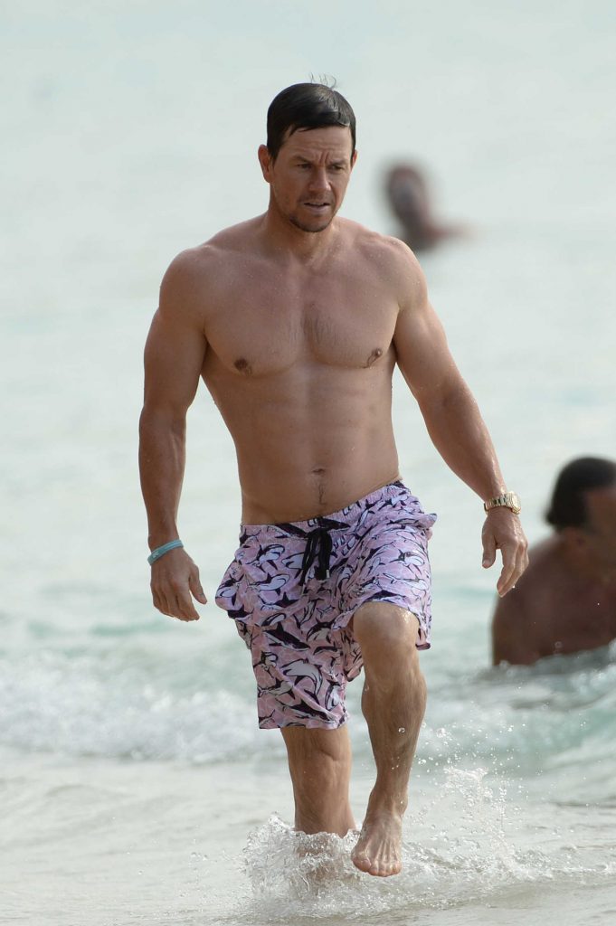 Mark Wahlberg at the Beach in Barbados-3