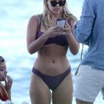 Natasha Oakley in Bikini at the Beach in Miami