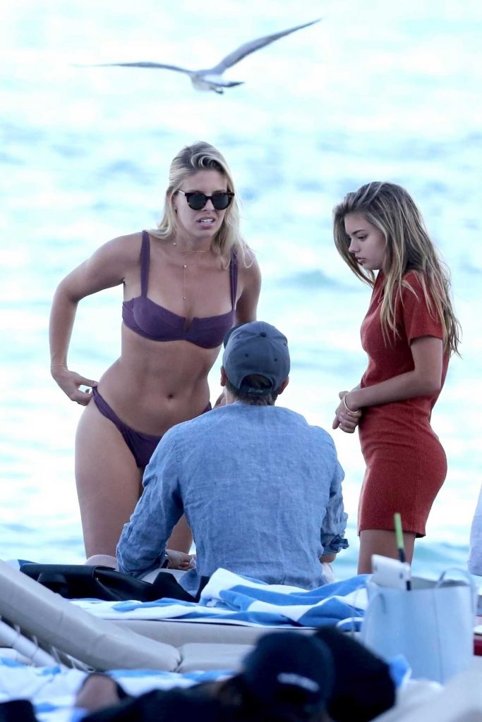 Natasha Oakley in Bikini at the Beach in Miami-3