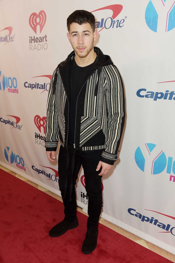 Nick Jonas at Y100's Jingle Ball 2017 at BB&T Center in Sunrise-1