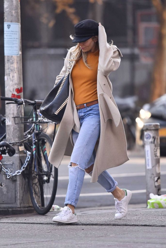 Sienna Miller Was Seen Out in New York-1