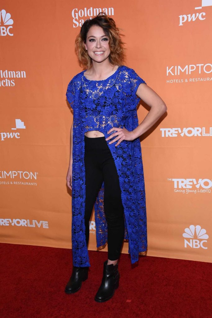 Tatiana Maslany at the TrevorLIVE Fundraiser in Los Angeles-4