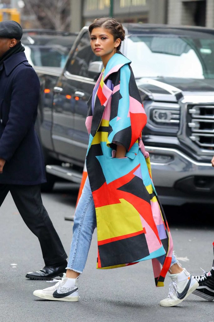 Zendaya Arrives at The Late Late Show with James Corden in New York City-3
