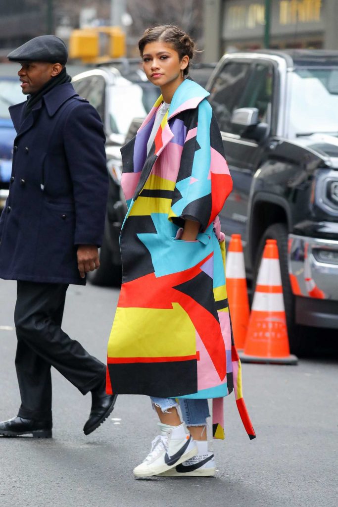 Zendaya Arrives at The Late Late Show with James Corden in New York City-4
