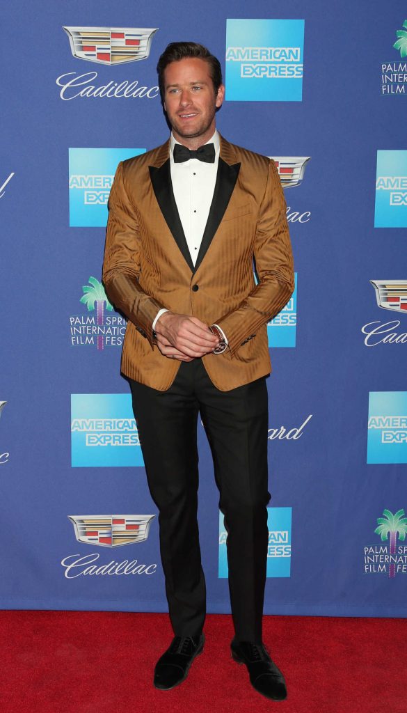 Armie Hammer at the 29th Annual Palm Springs International Film Festival Awards Gala in Palm Springs-2