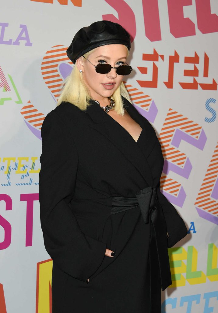 Christina Aguilera at the Stella McCartney Show in Hollywood-4