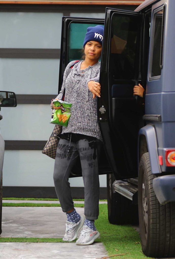 Christina Milian Heads to the Gym in Los Angeles-4